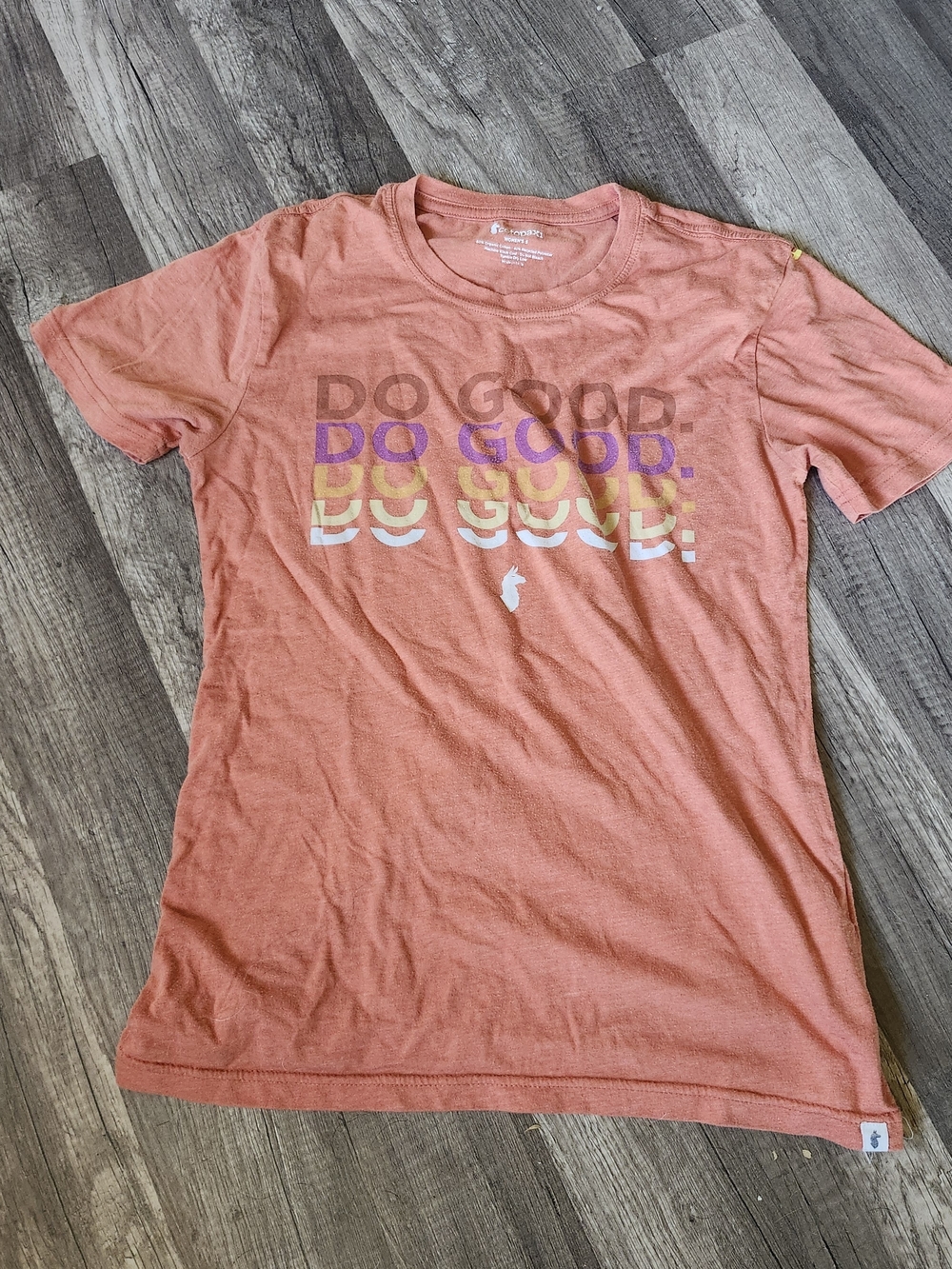 cotopaxi Coral 'DO GOOD.' Graphic Short Sleeve Tee